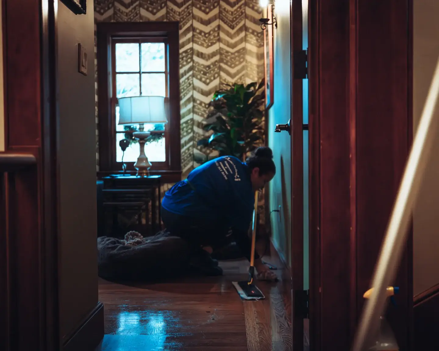 Professional post-construction cleaning service in Morada, CA by Claudia's Pro Cleaning removing construction dust and debris.