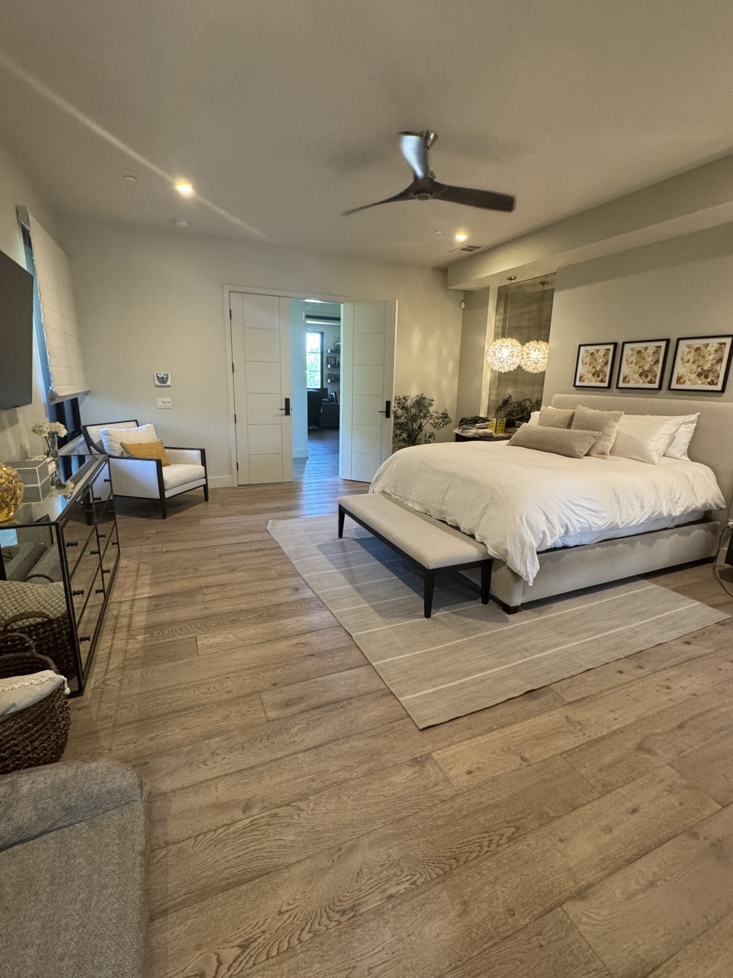 Recurring cleaning service in River Park Sacramento CA cleaning ceiling fans and hard-to-reach areas